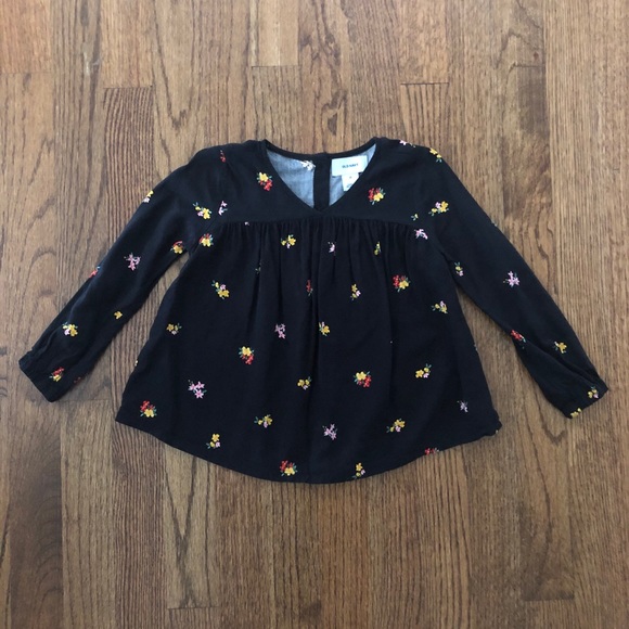 Old Navy V-neck Floral Top, Size 3T - Picture 1 of 6